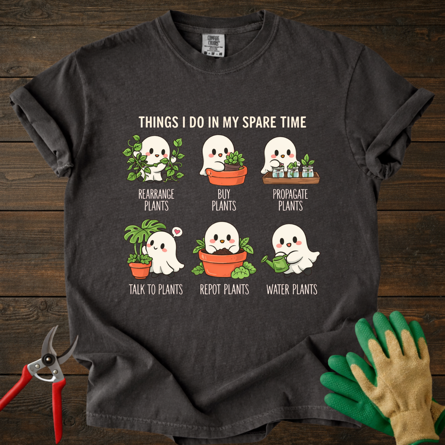 Plant Lover Ghost T‑Shirt