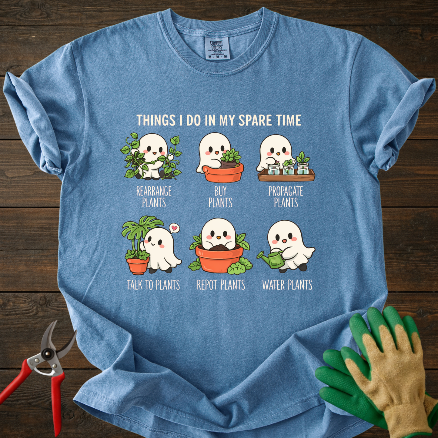 Plant Lover Ghost T‑Shirt