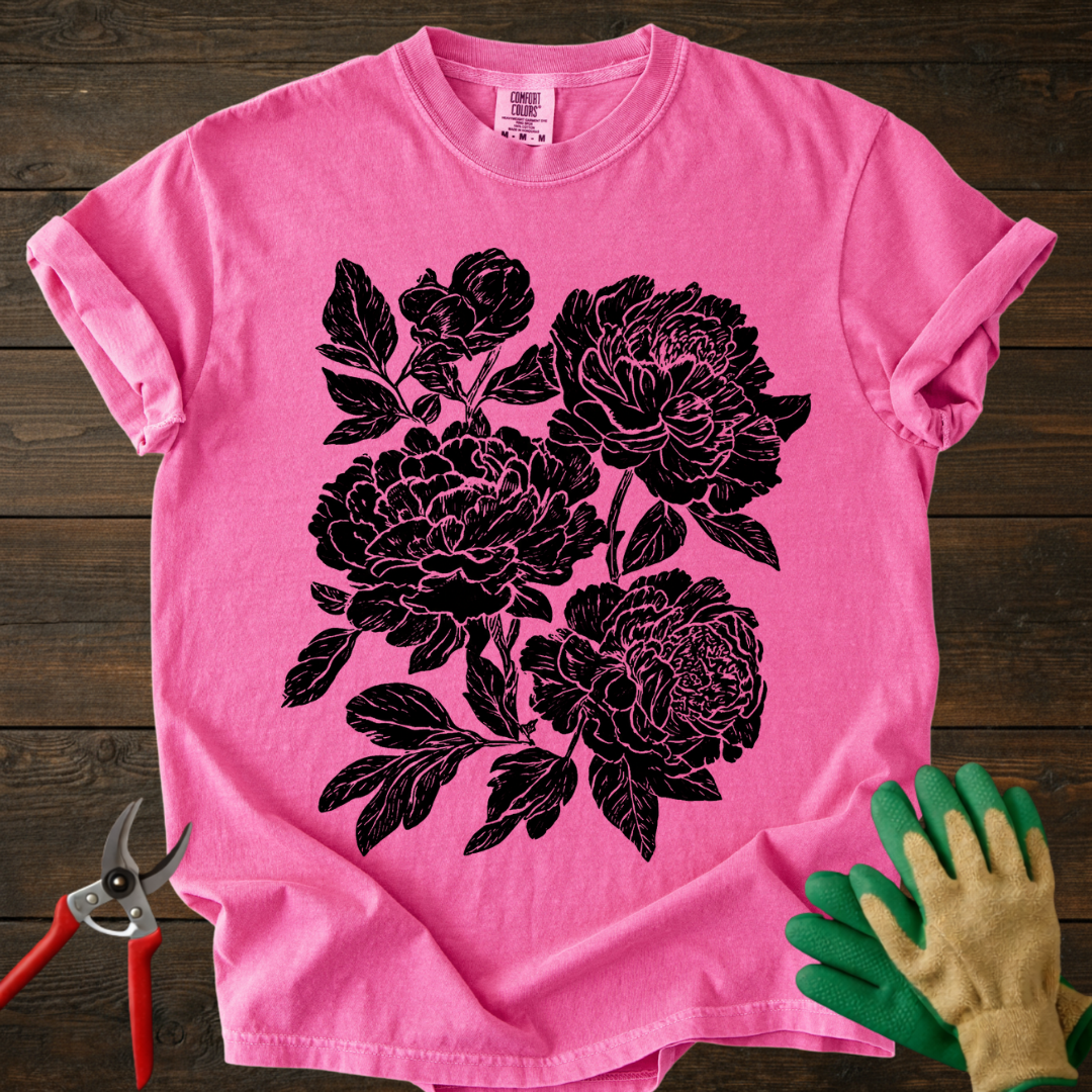 Floral Peony Bouquet T-Shirt
