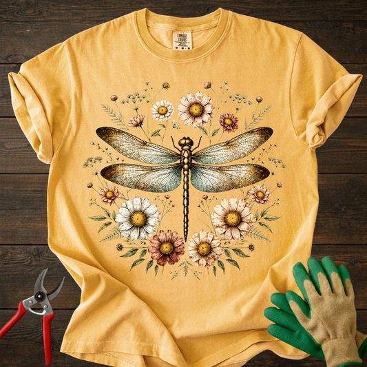Dragonfly Floral T-Shirt
