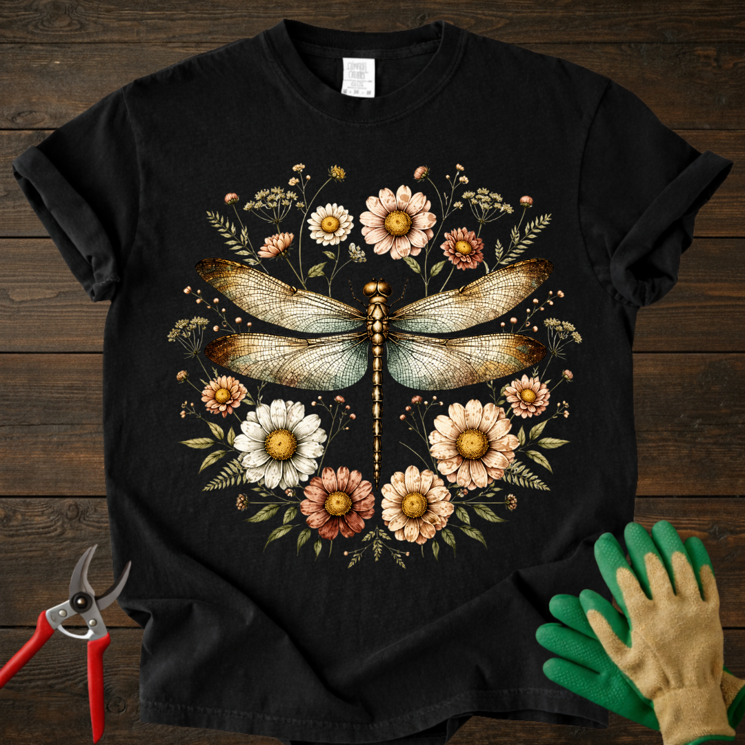 Dragonfly Floral T-Shirt