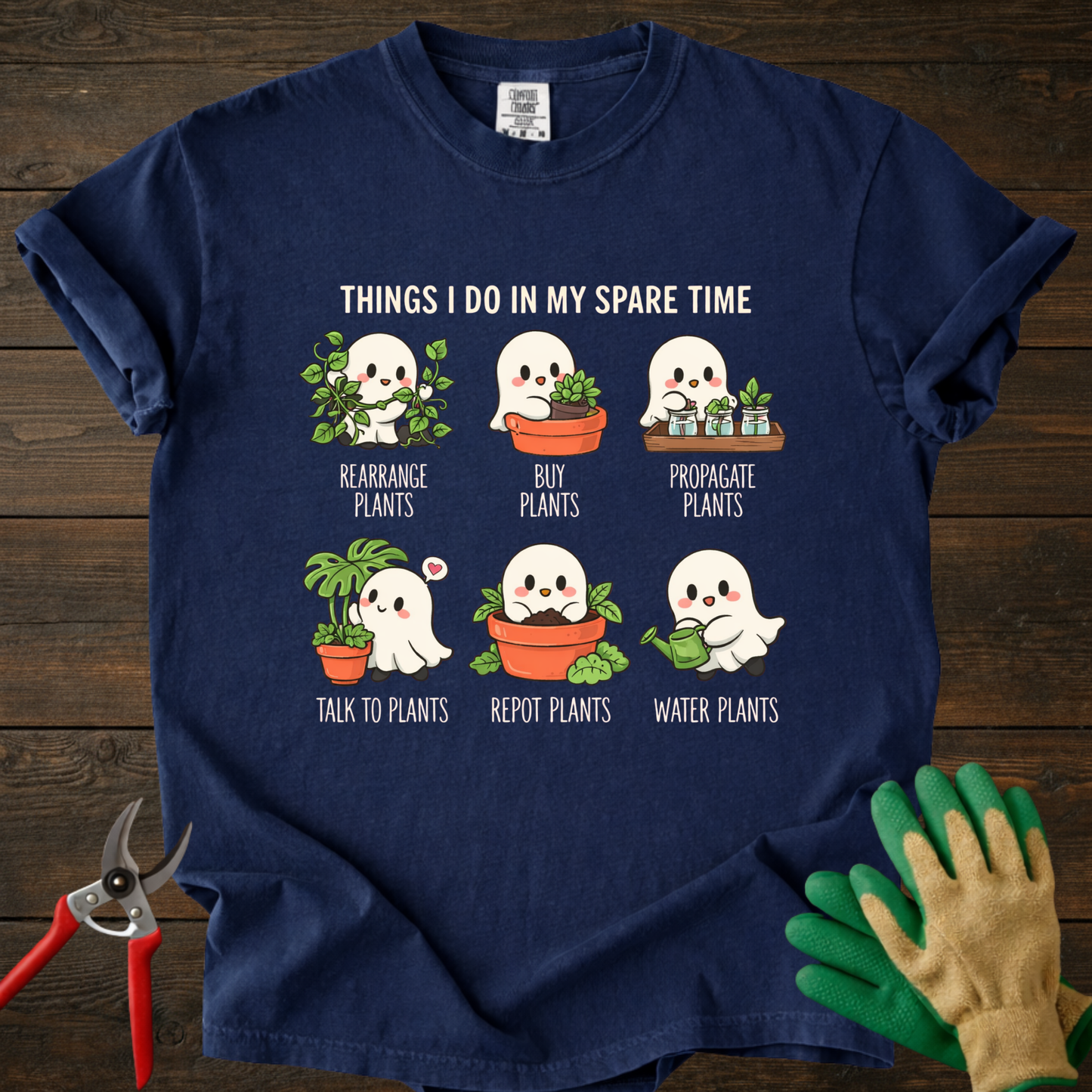 Plant Lover Ghost T‑Shirt