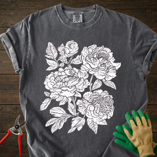Floral Peony Bouquet T-Shirt