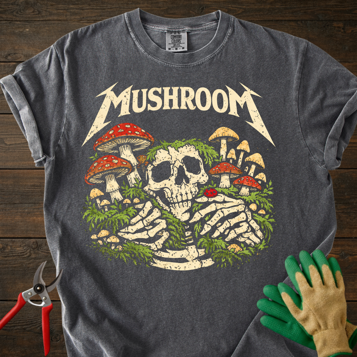 Mushroom Skull T-Shirt