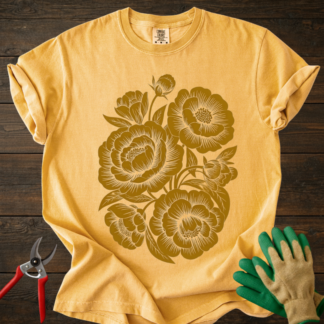 Floral Peony Bouquet T-Shirt