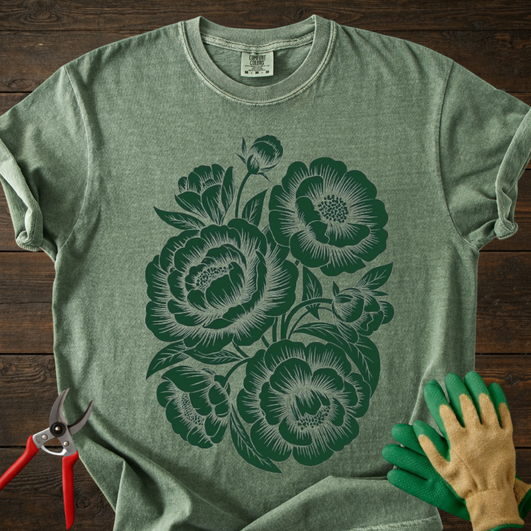 Floral Peony Bouquet T-Shirt