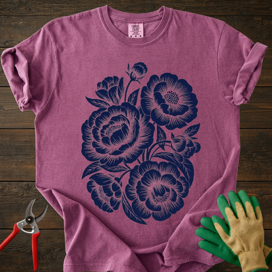 Floral Peony Bouquet T-Shirt