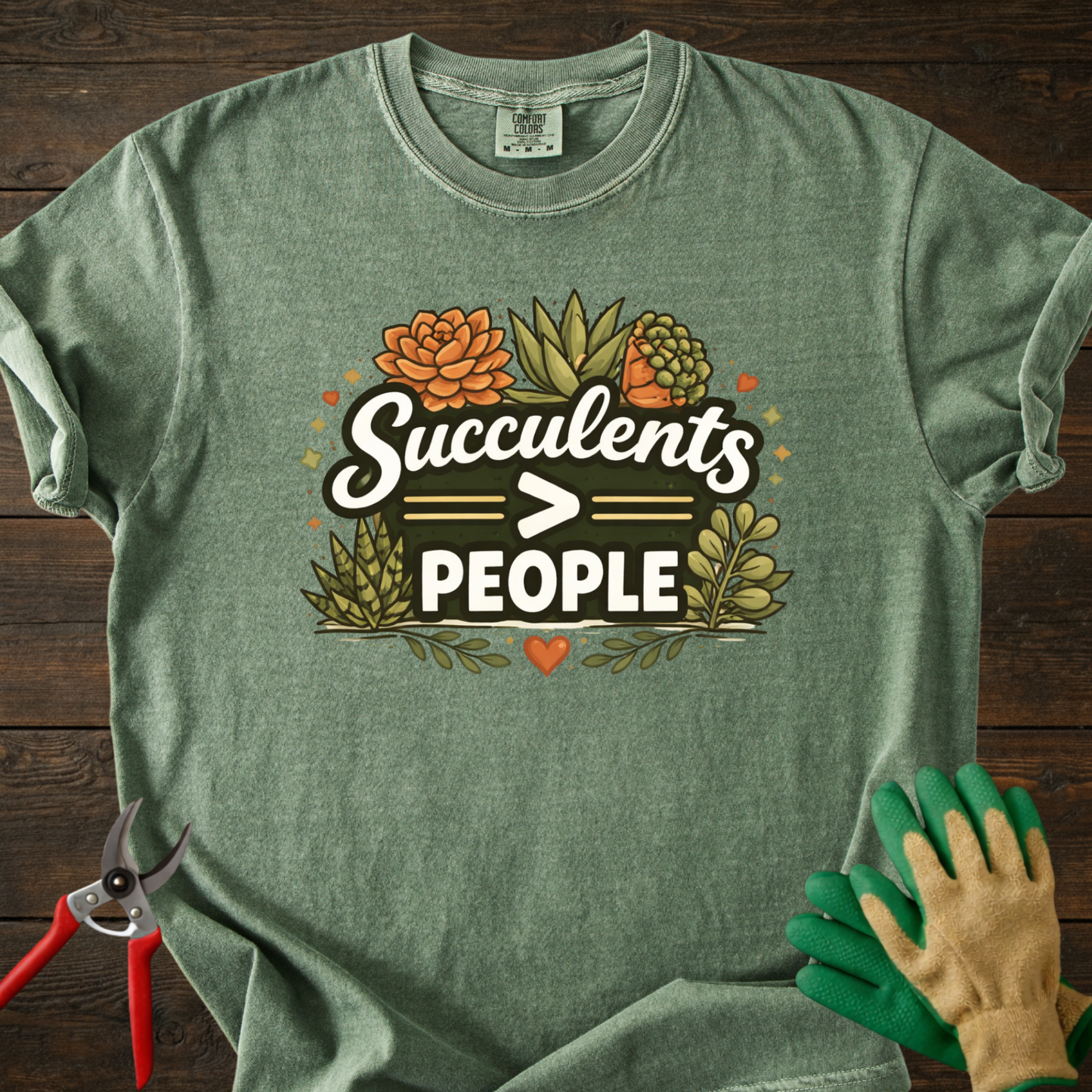 Succulents > People T-Shirt