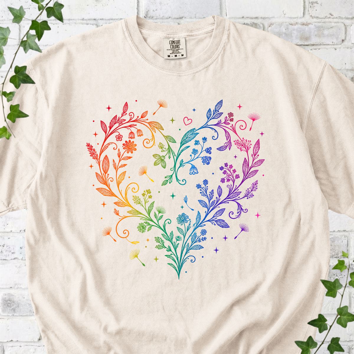 Floral Heart T-Shirt