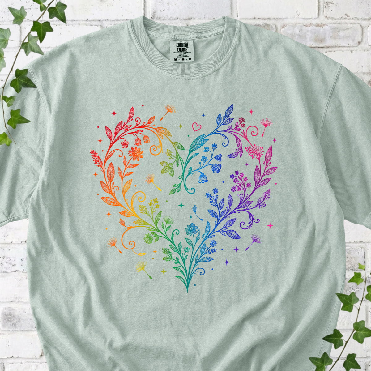 Floral Heart T-Shirt
