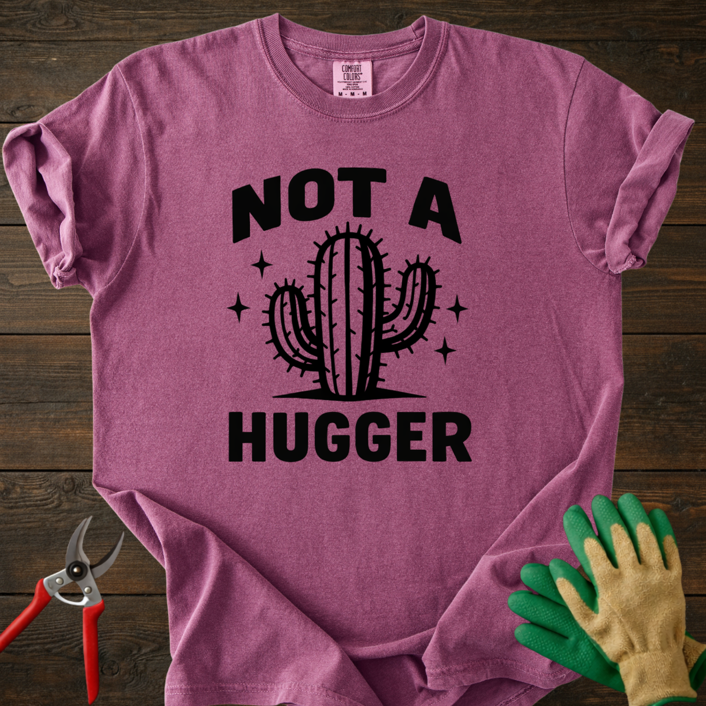 Not a Hugger Cactus T-Shirt