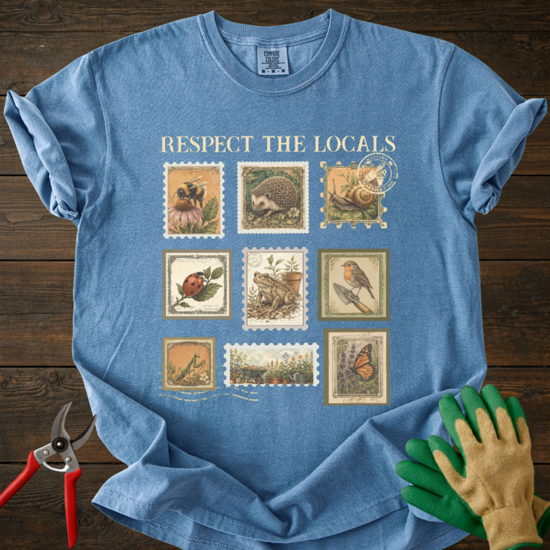 Respect The Locals Vintage stamps T-Shirt