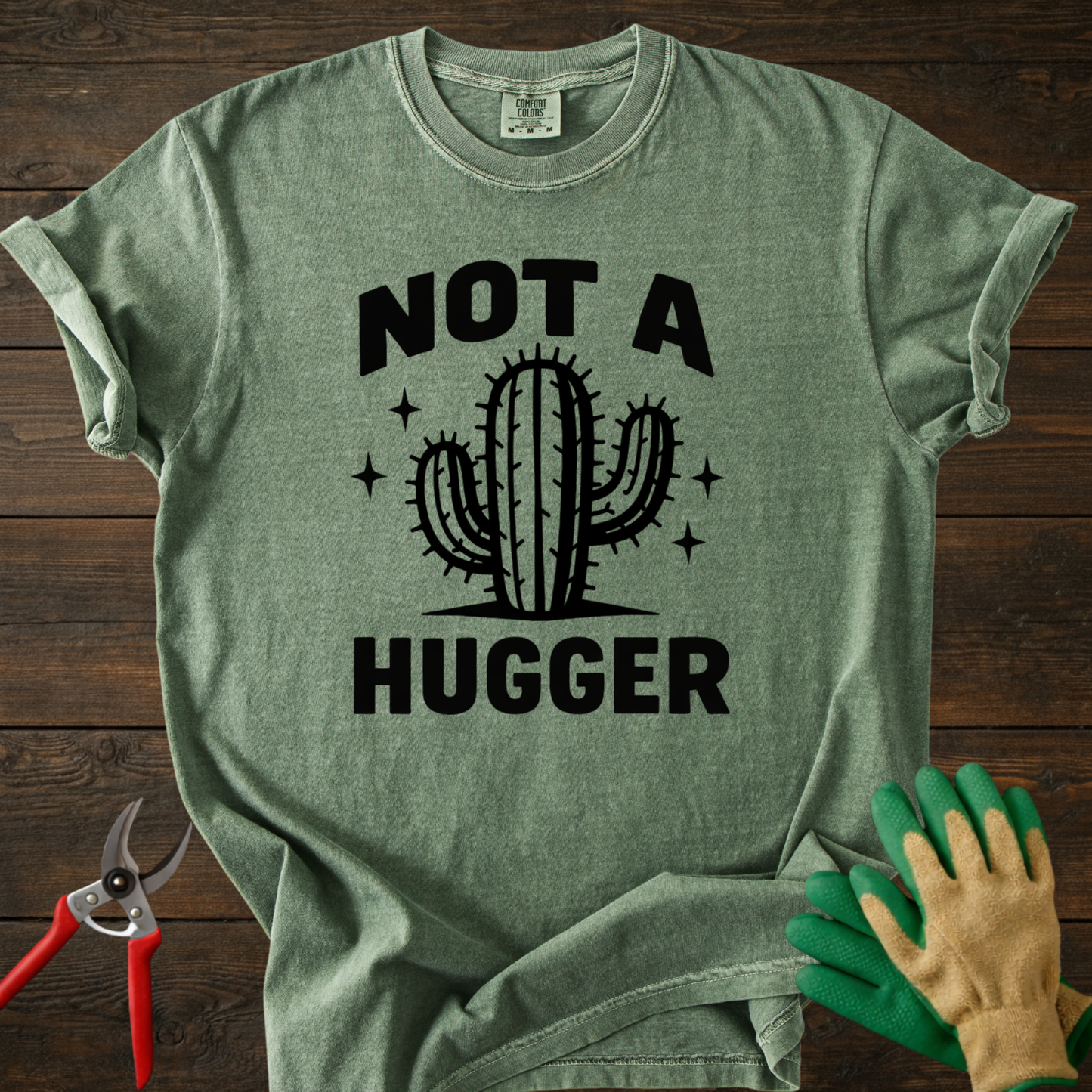Not a Hugger Cactus T-Shirt
