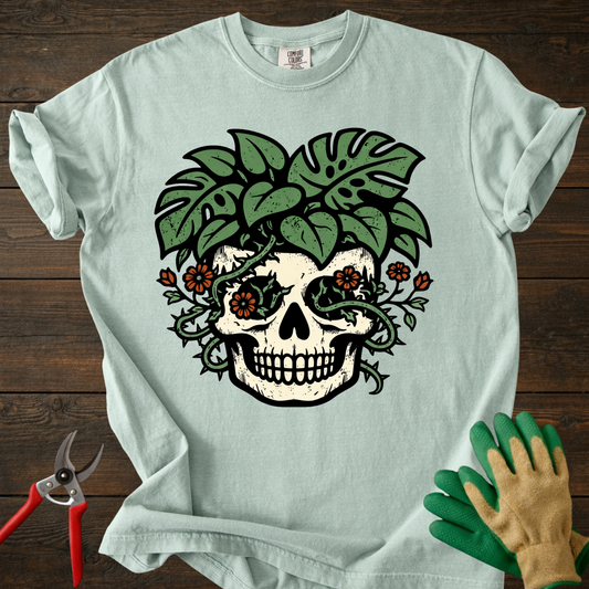 Skull & Monstera T-Shirt