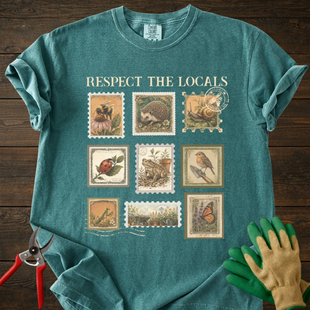 Respect The Locals Vintage stamps T-Shirt