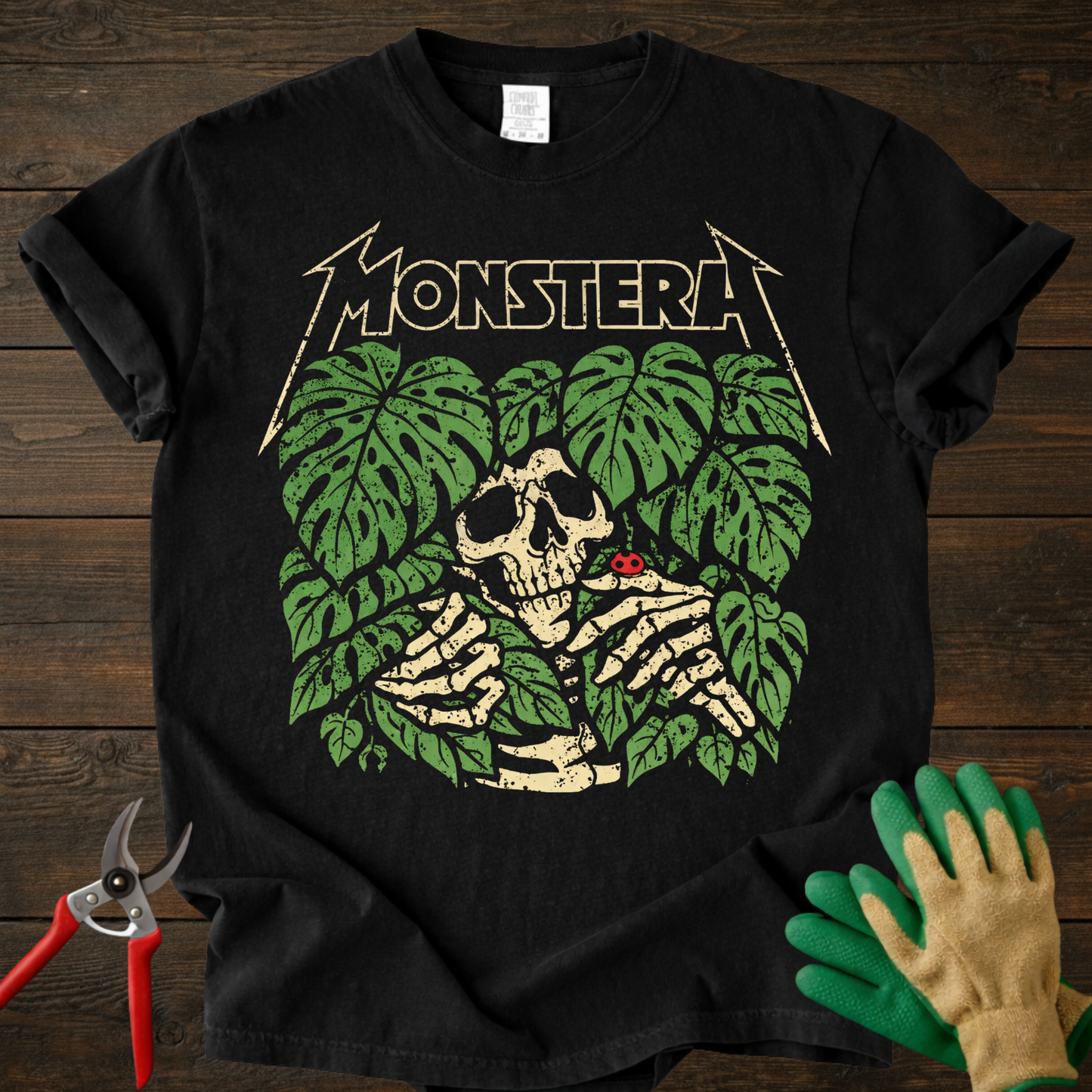 Monstera Skull T-Shirt
