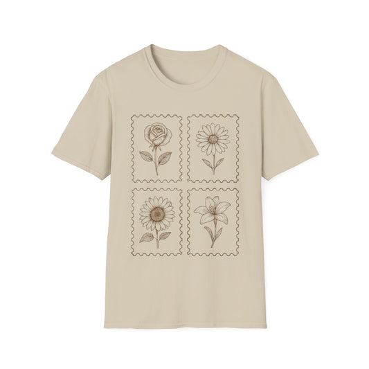 Floral Stamp T-Shirt