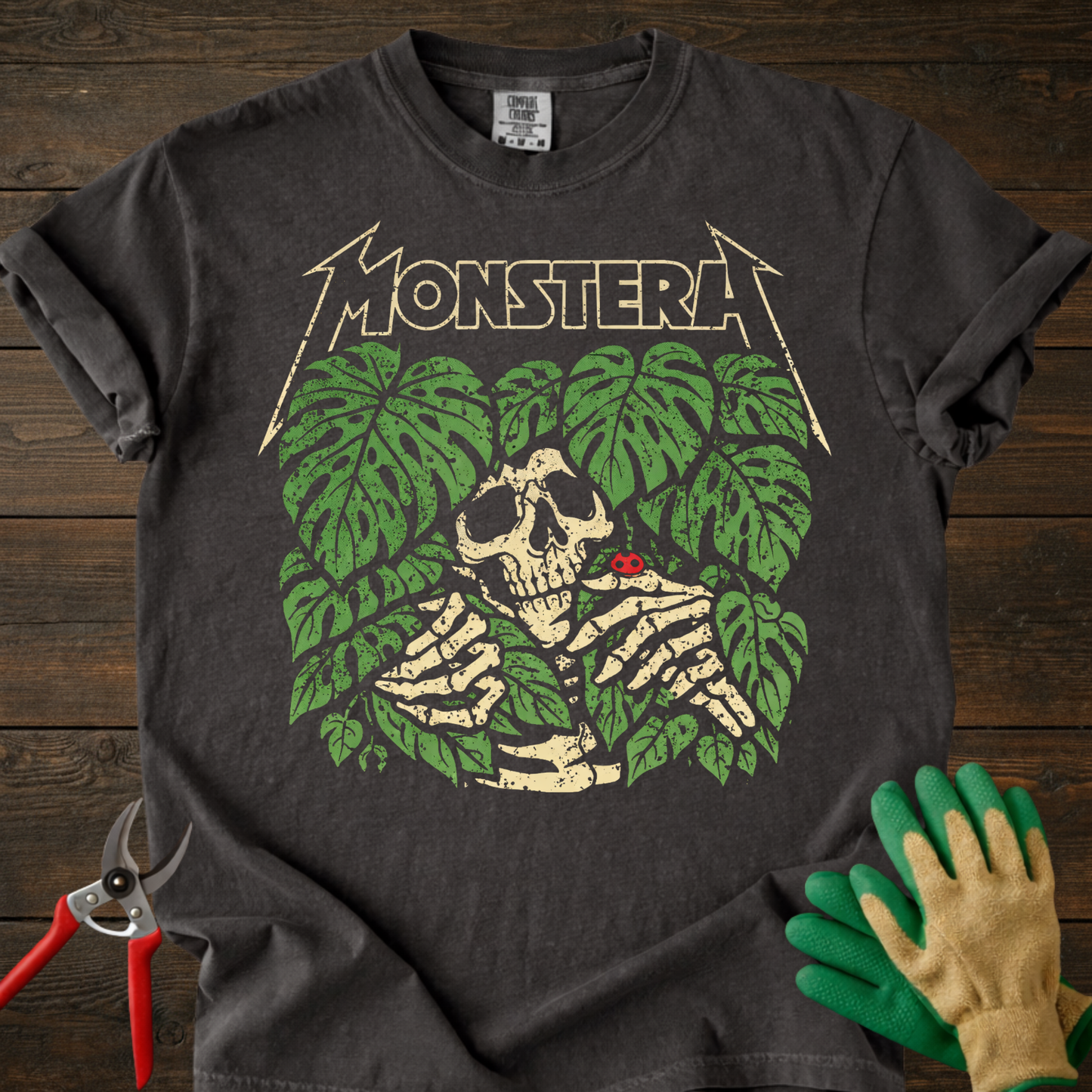 Monstera Skull T-Shirt