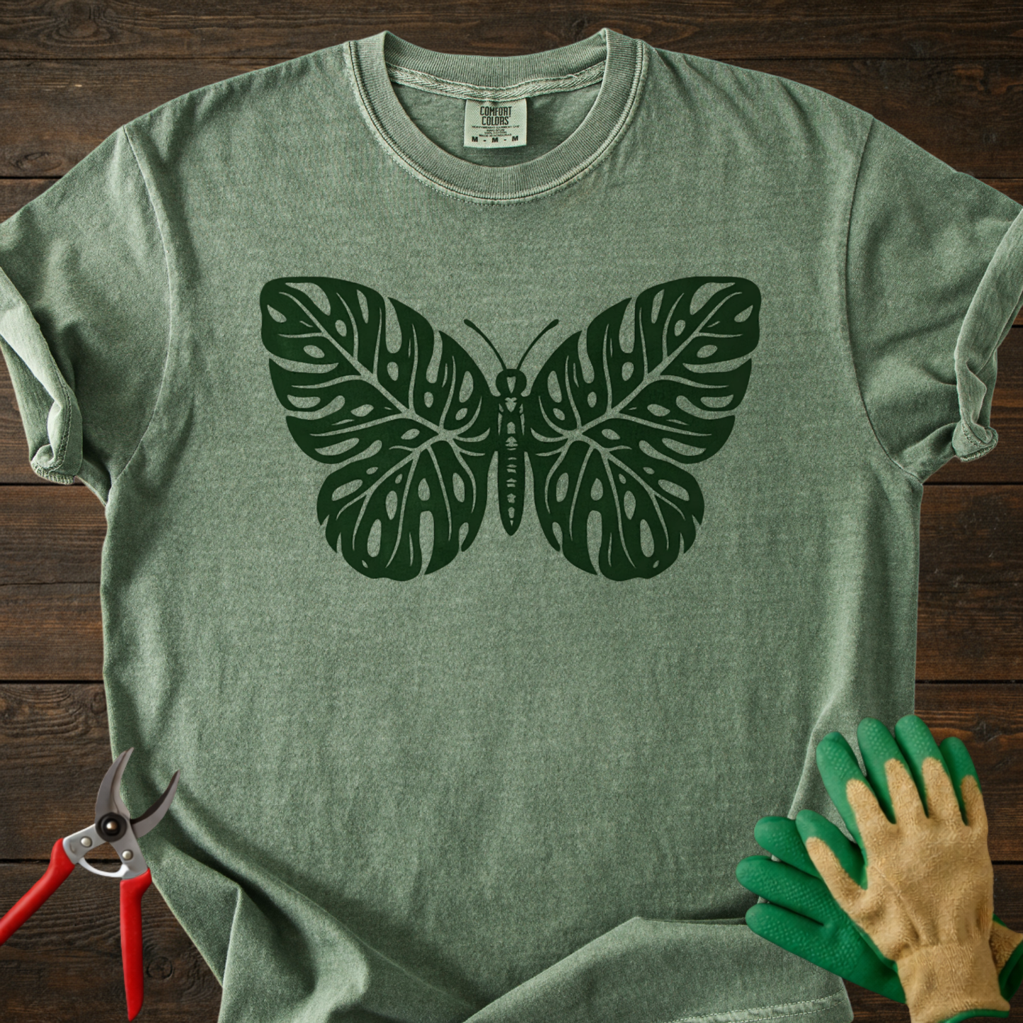 Monstera Butterfly T-Shirt