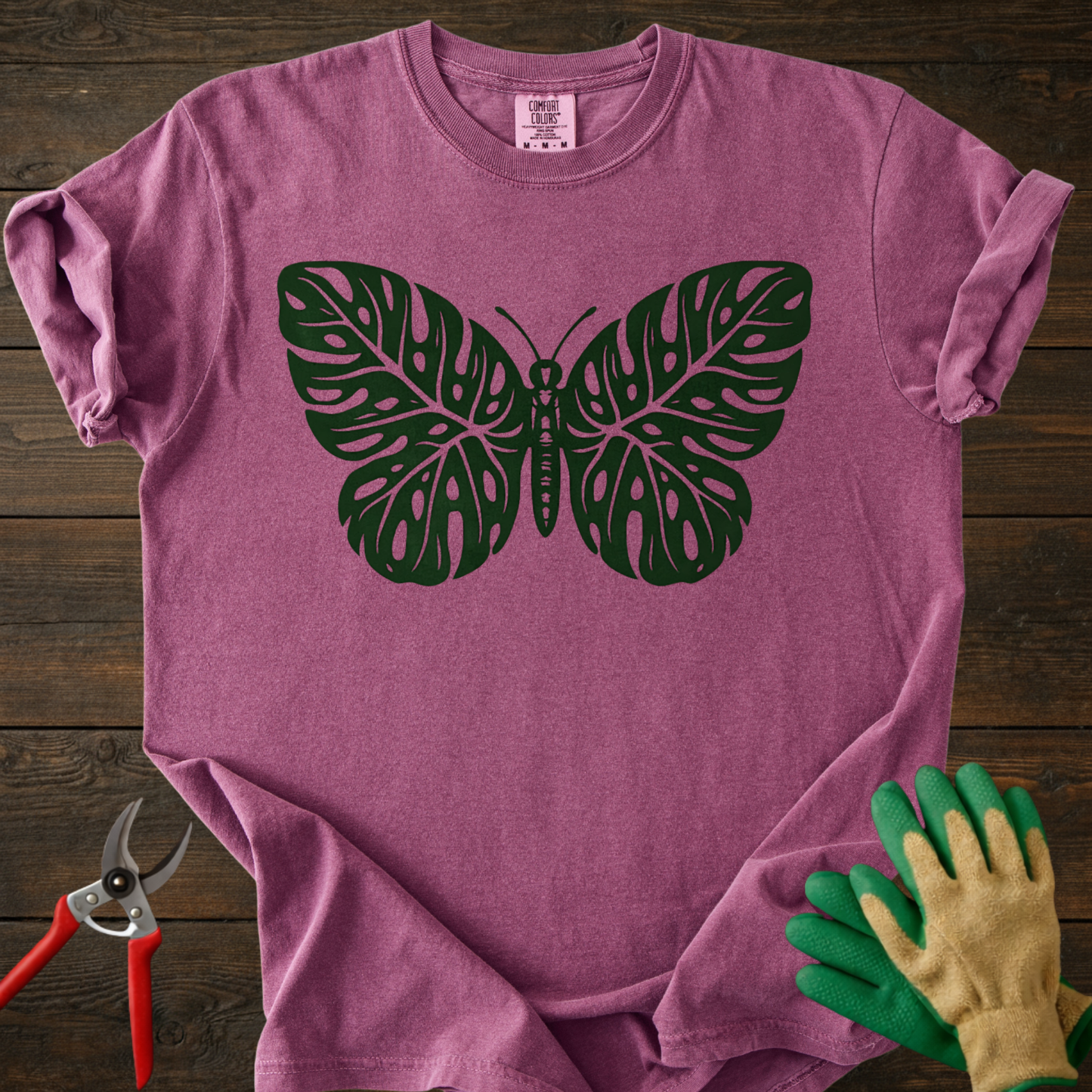 Monstera Butterfly T-Shirt