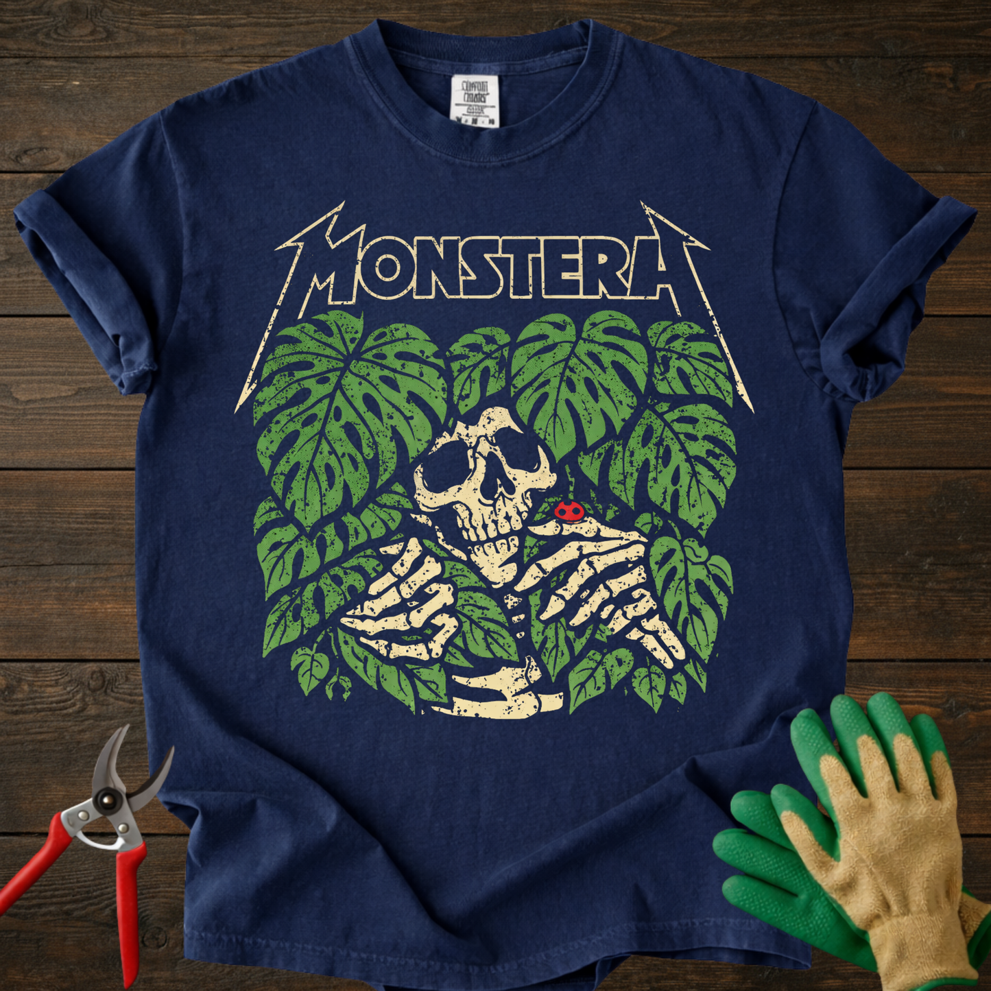 Monstera Skull T-Shirt