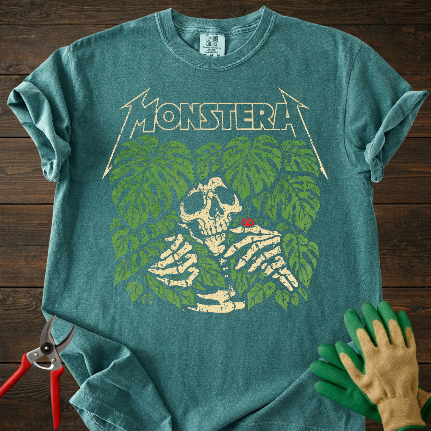Monstera Skull T-Shirt