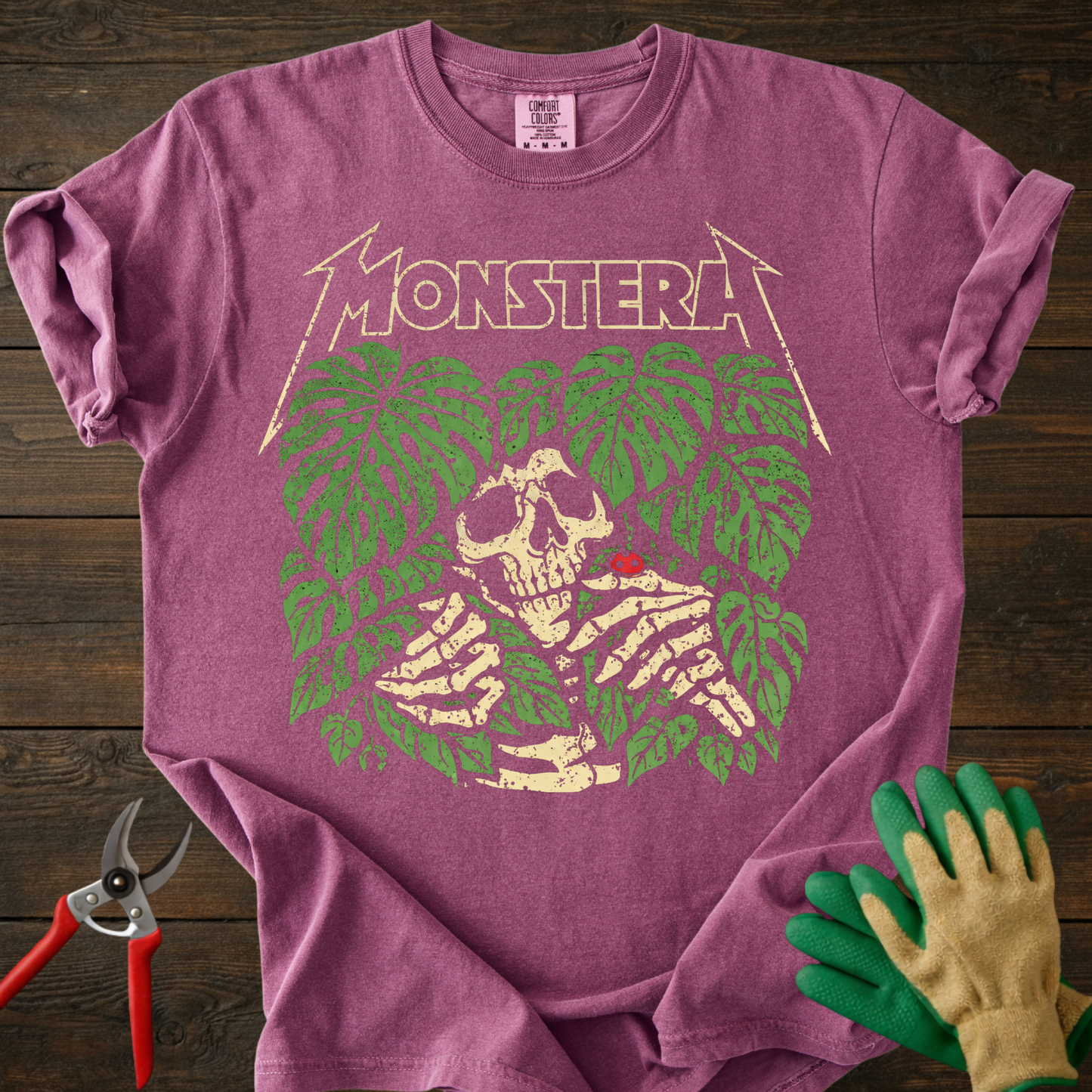 Monstera Skull T-Shirt