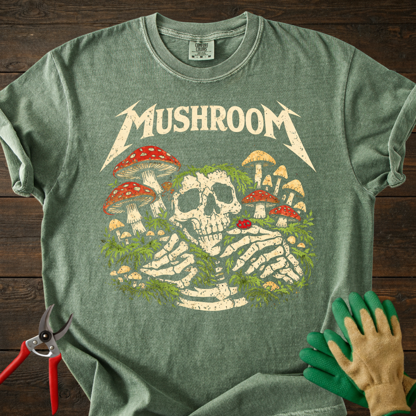 Mushroom Skull T-Shirt