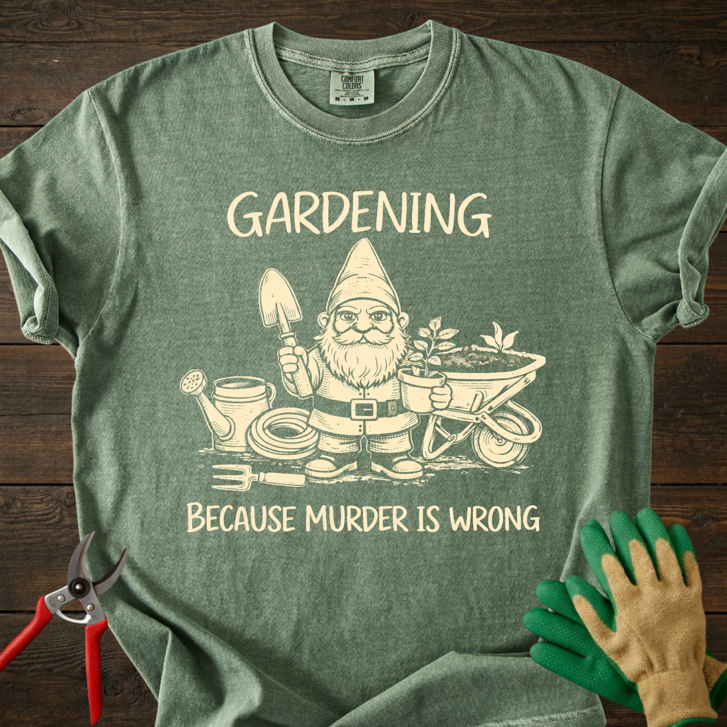Gardening Because Murder Is Wrong