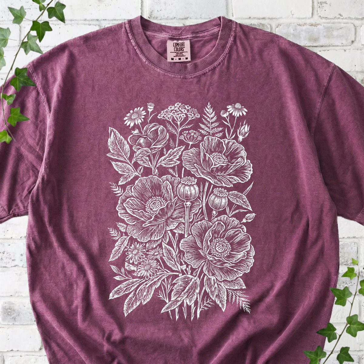 Floral Bouquet Graphic T-Shirt