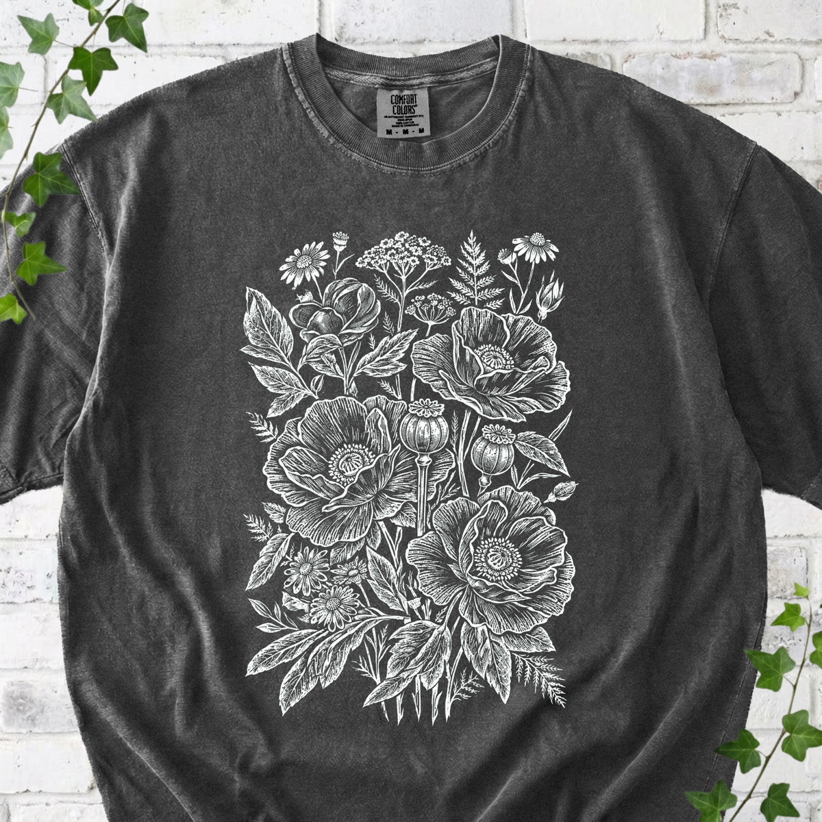 Floral Bouquet Graphic T-Shirt
