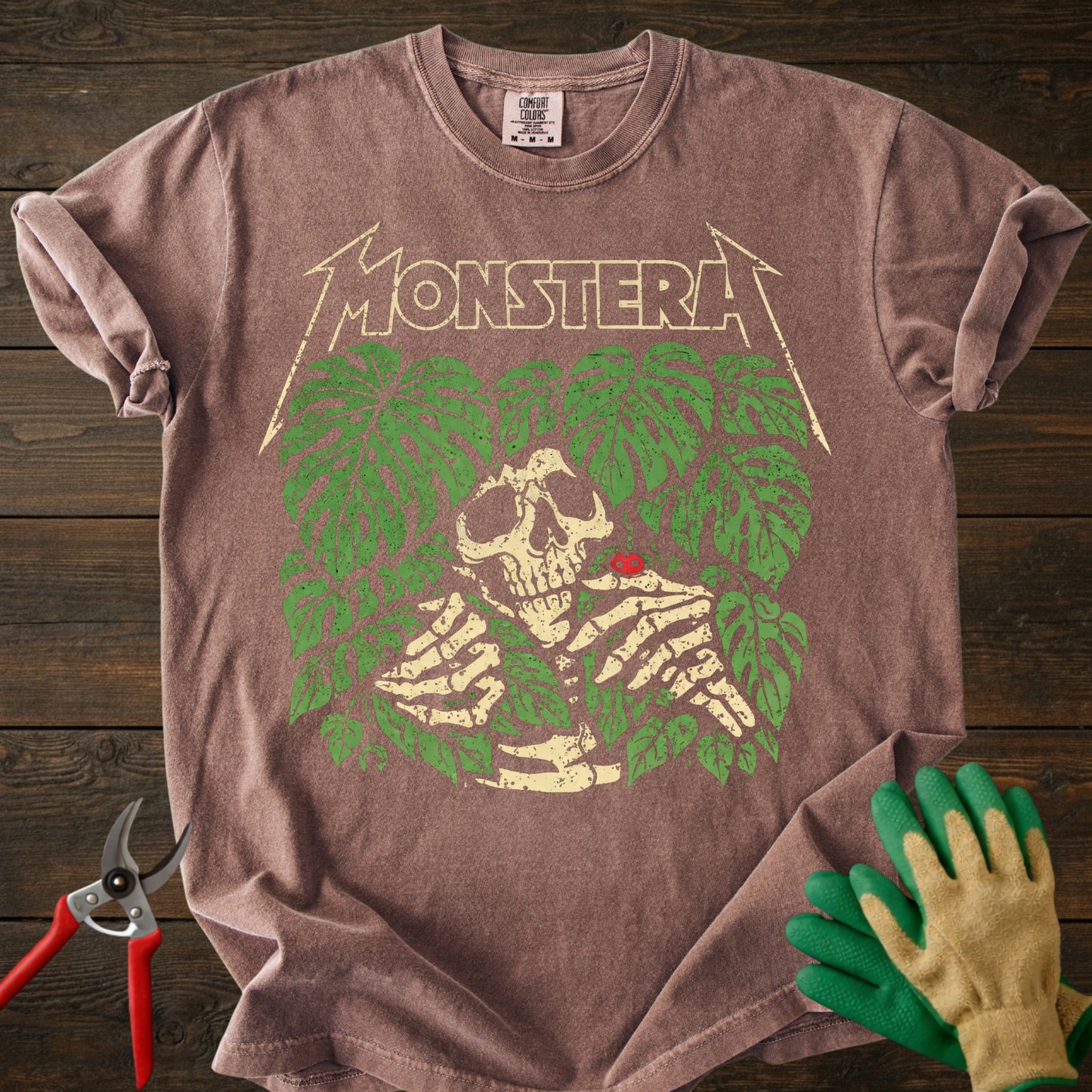 Monstera Skull T-Shirt
