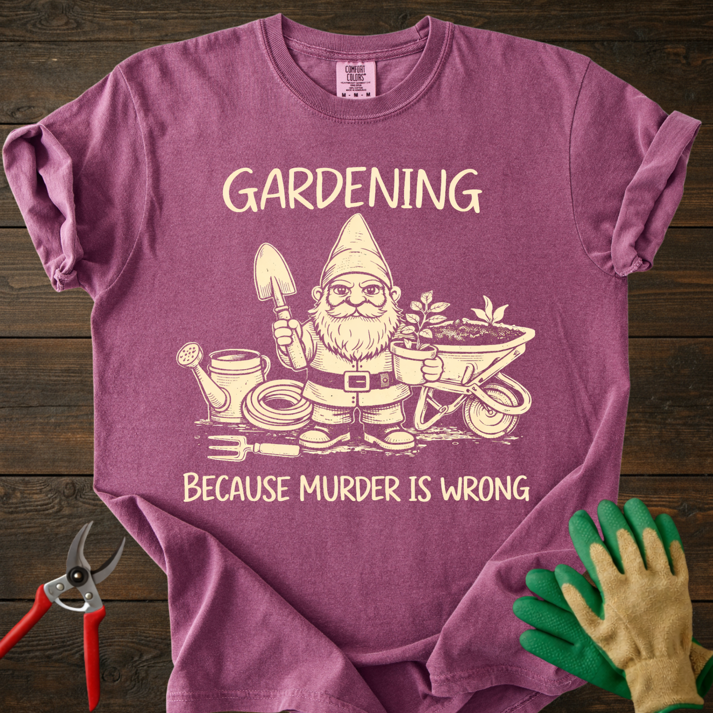 Gardening Because Murder Is Wrong