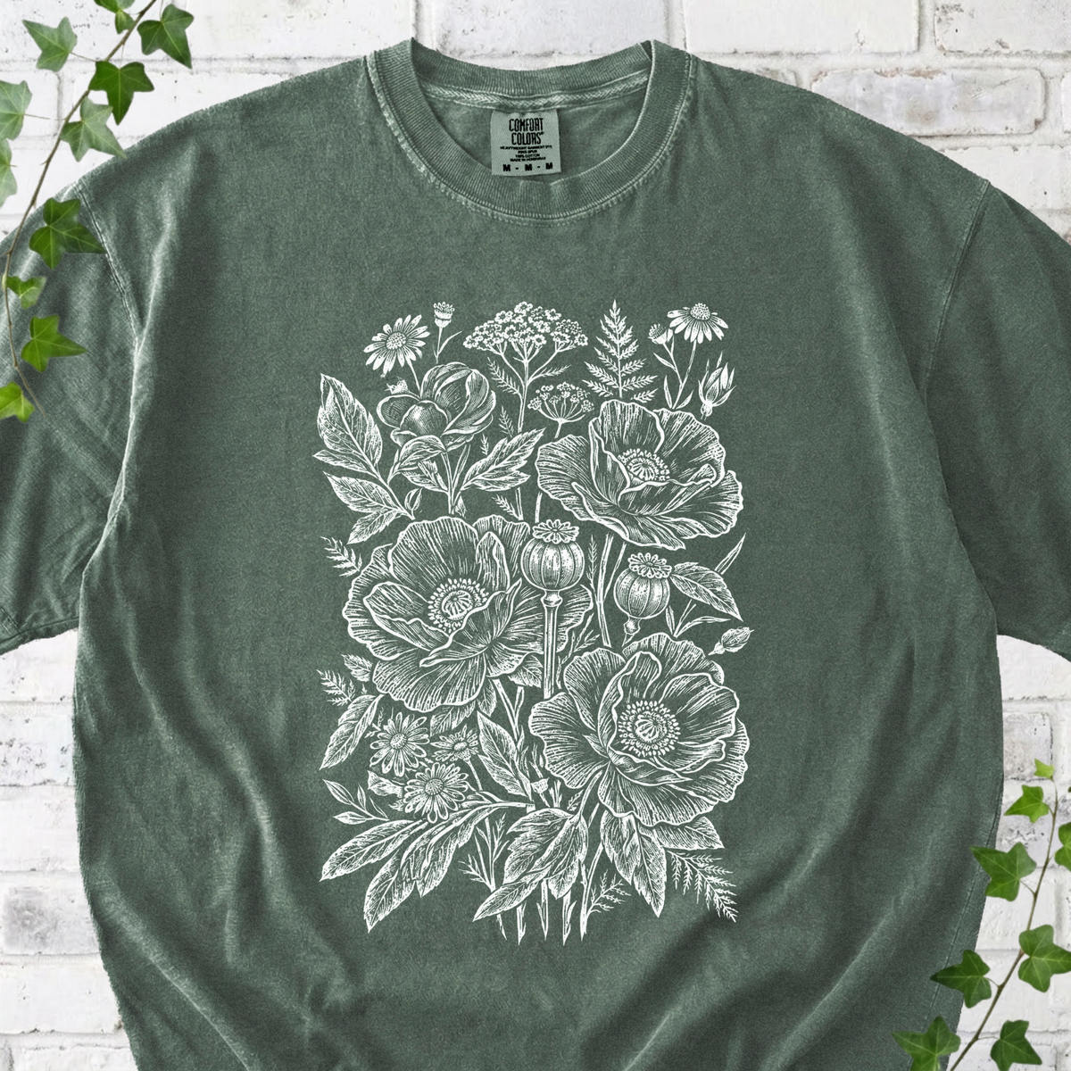 Floral Bouquet Graphic T-Shirt