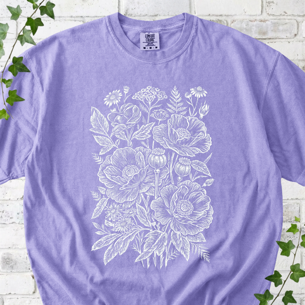 Floral Bouquet Graphic T-Shirt