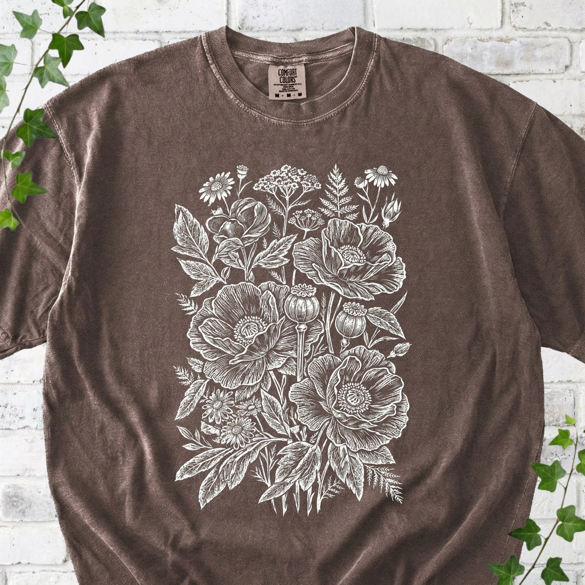 Floral Bouquet Graphic T-Shirt