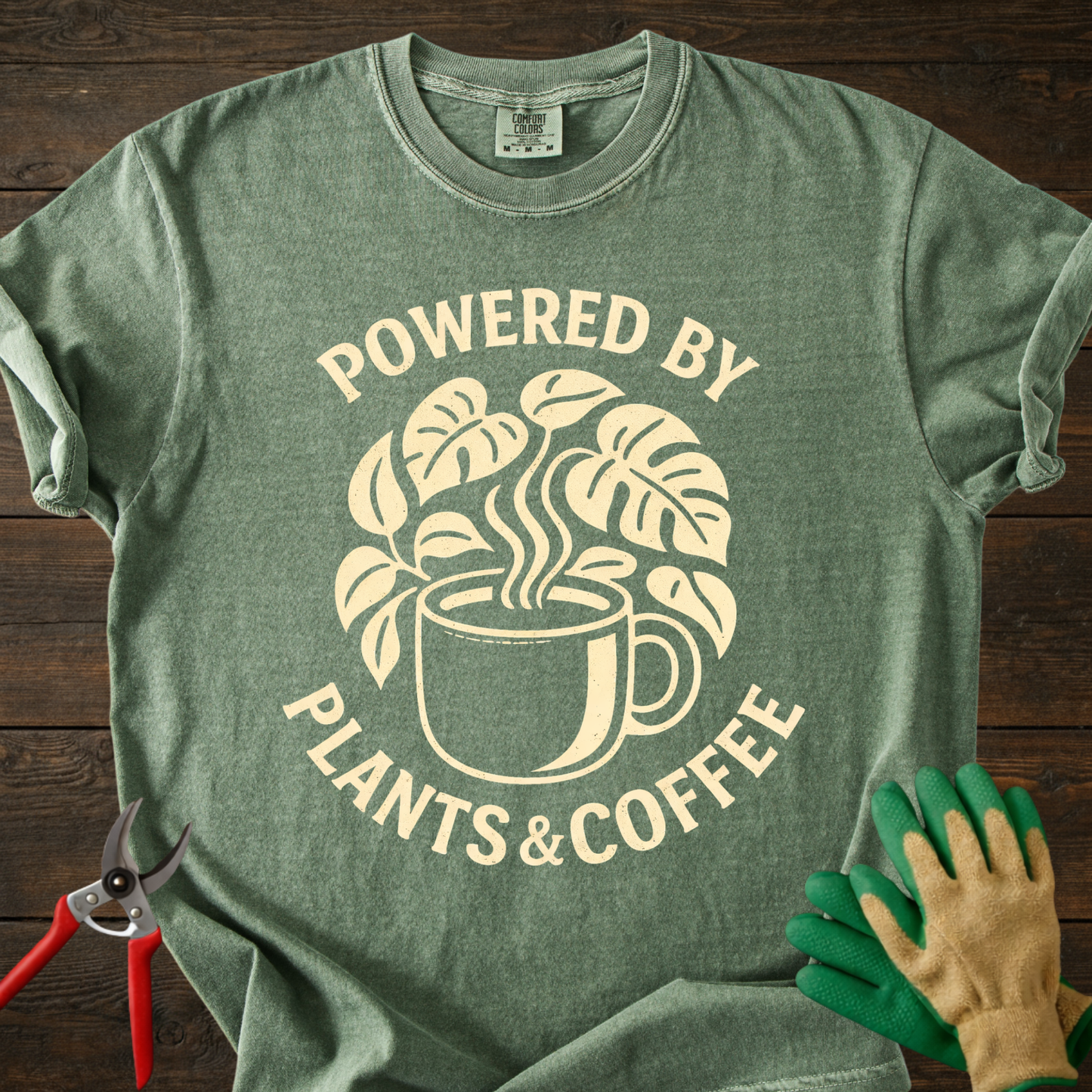 Powered by Plants & Coffee T-Shirt