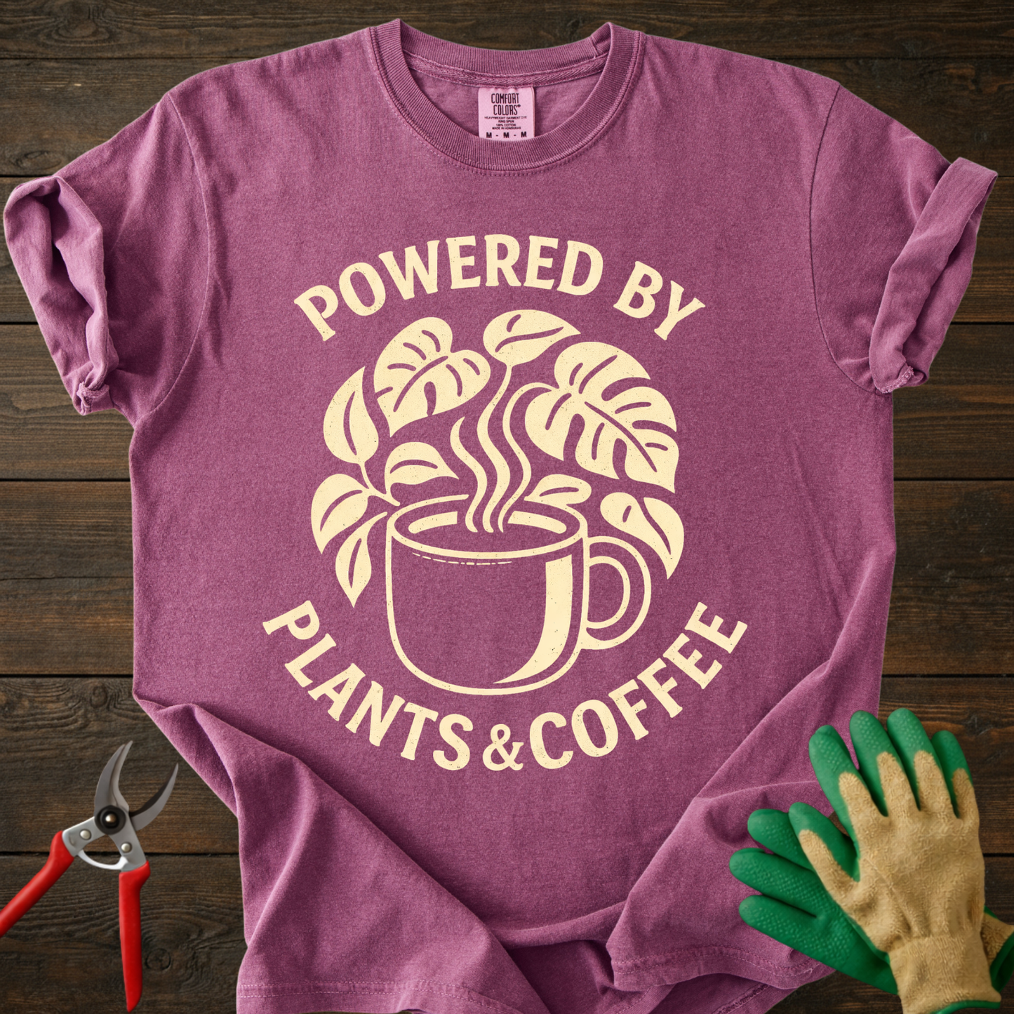 Powered by Plants & Coffee T-Shirt