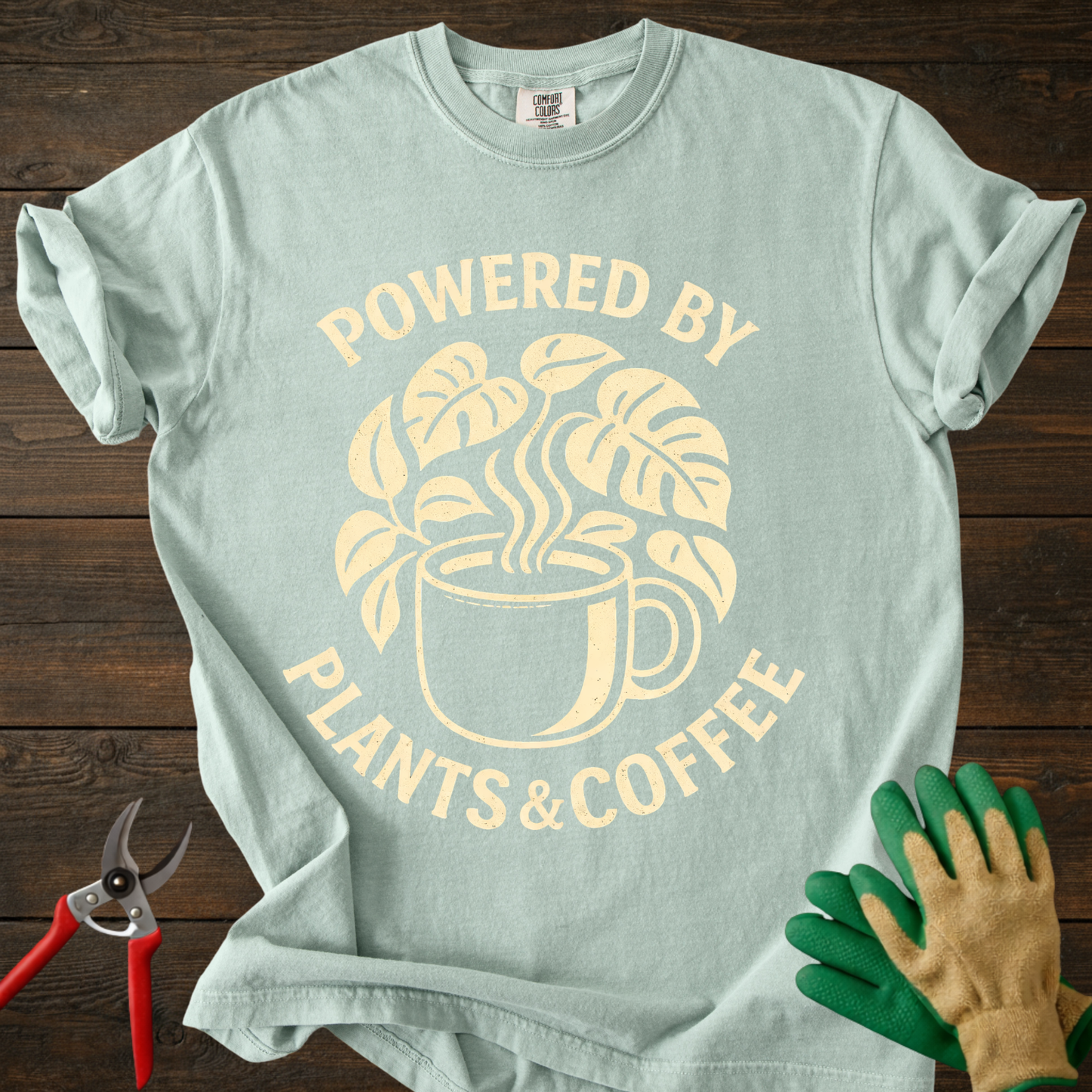 Powered by Plants & Coffee T-Shirt