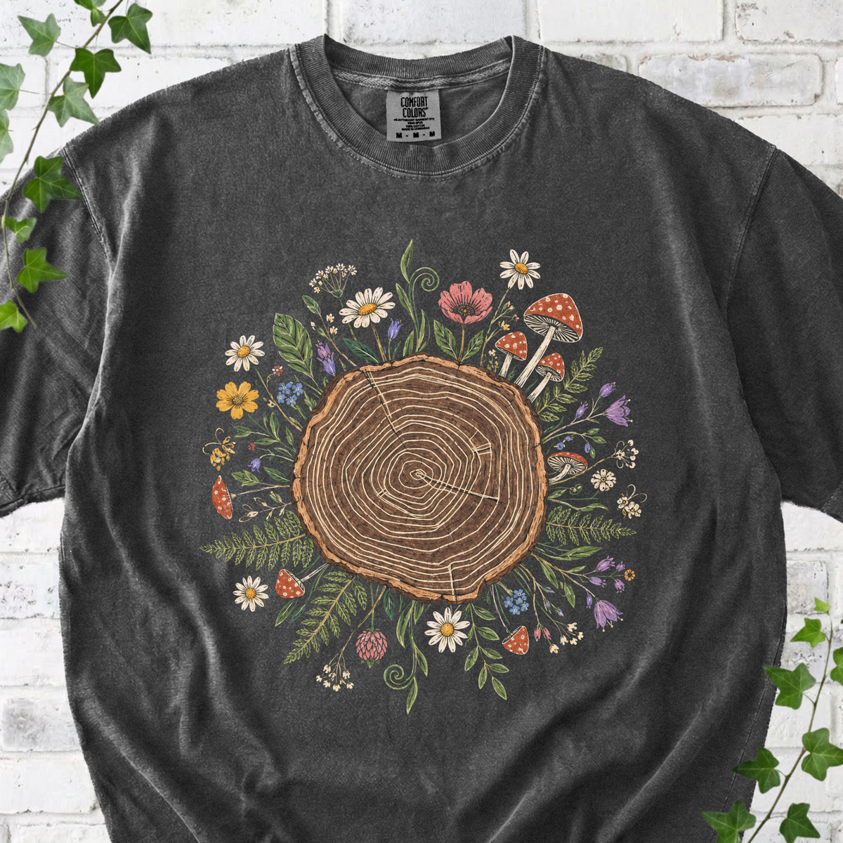 Tree Ring Floral T-Shirt