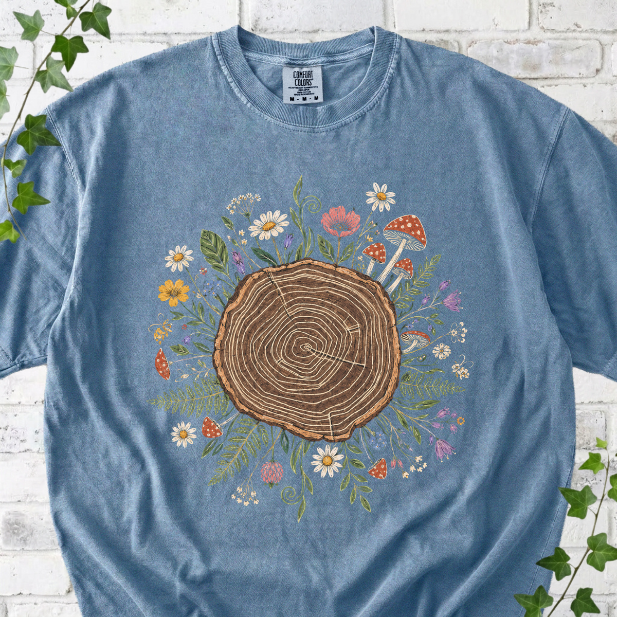 Tree Ring Floral T-Shirt