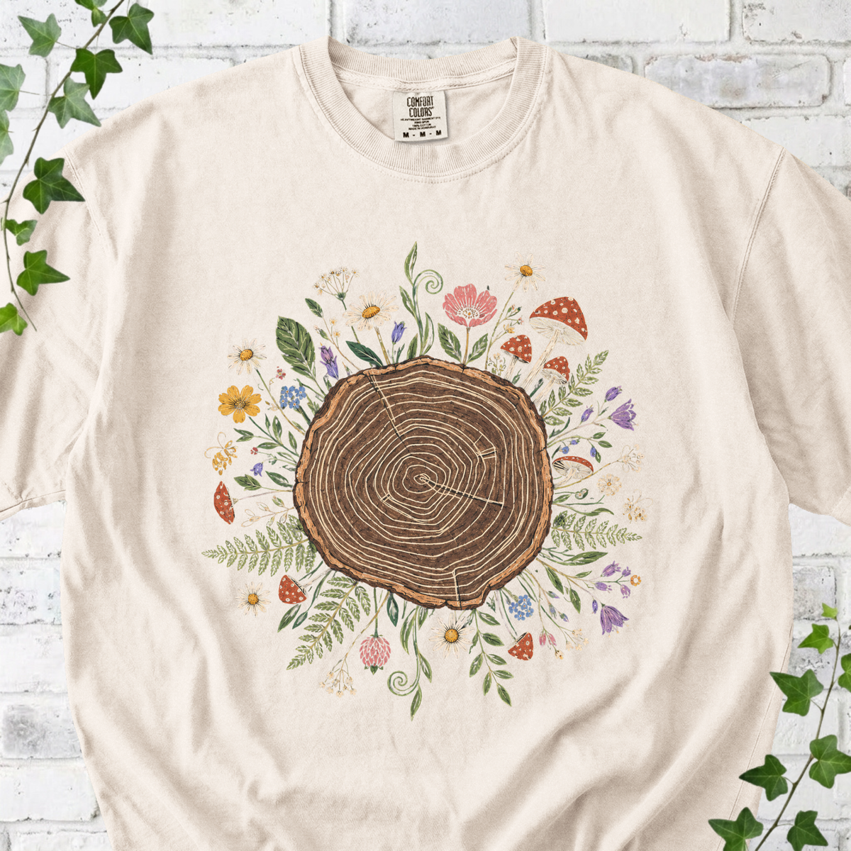 Tree Ring Floral T-Shirt