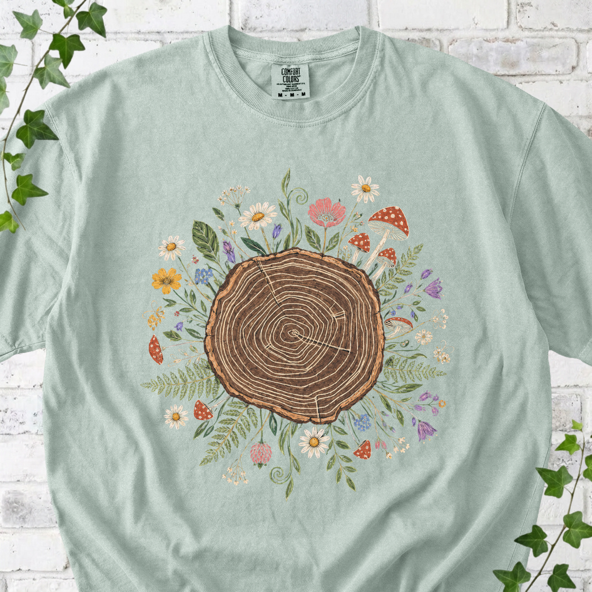 Tree Ring Floral T-Shirt