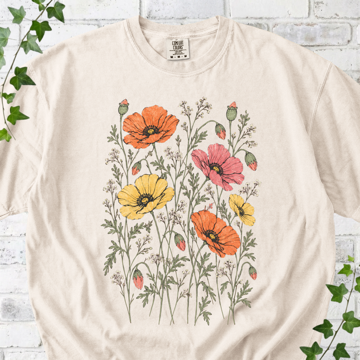 Botanical Poppy T-Shirt