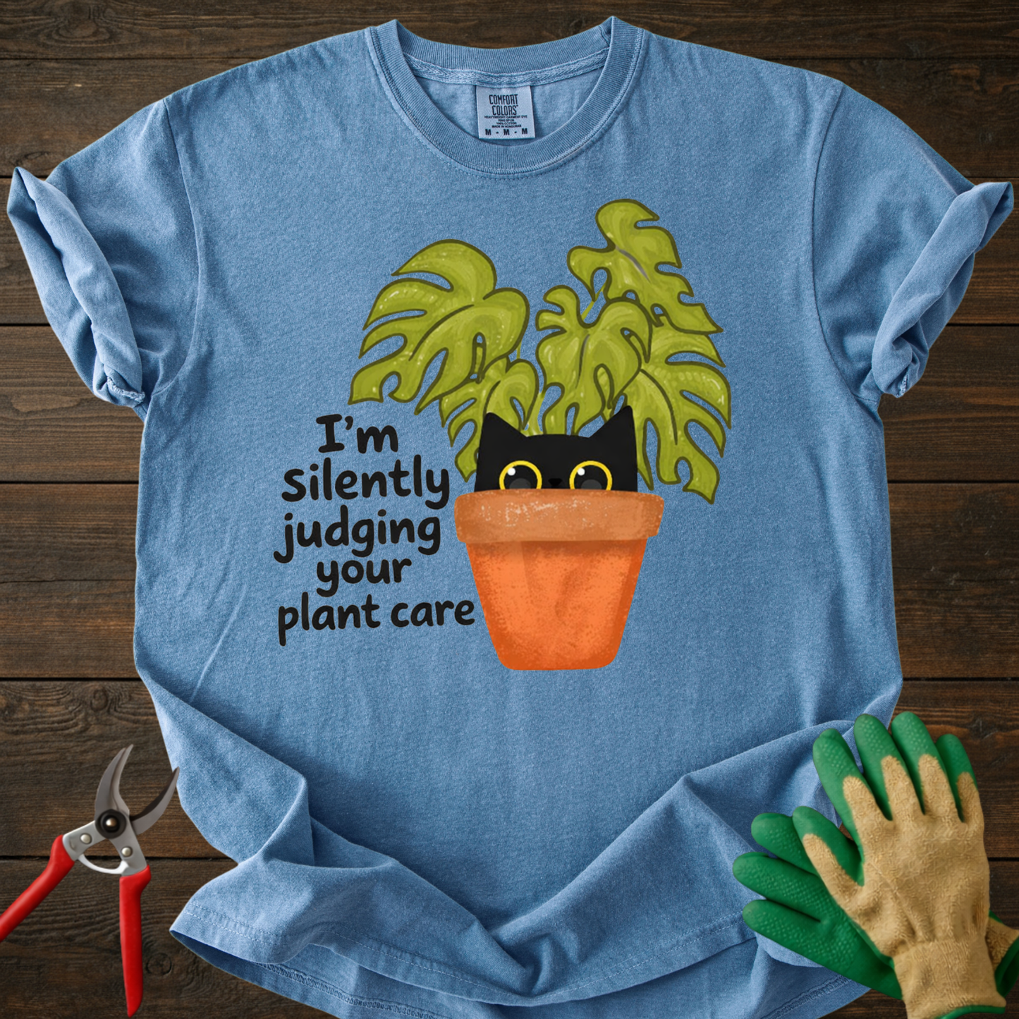 Silently Judging Your Plant Care T-Shirt