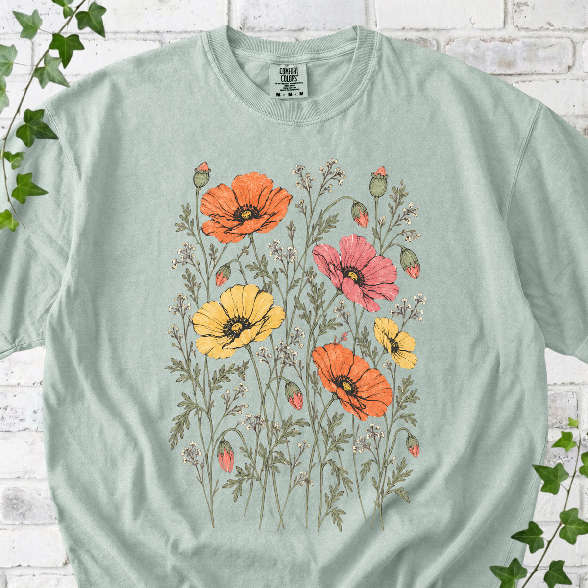 Botanical Poppy T-Shirt
