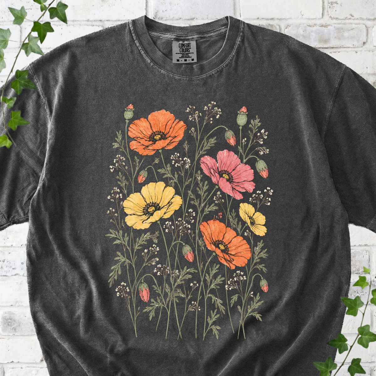 Botanical Poppy T-Shirt