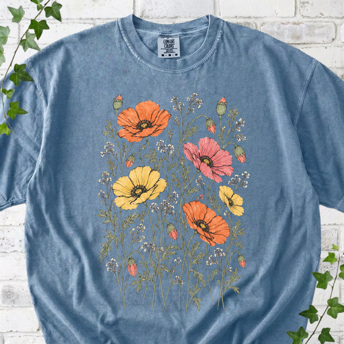 Botanical Poppy T-Shirt