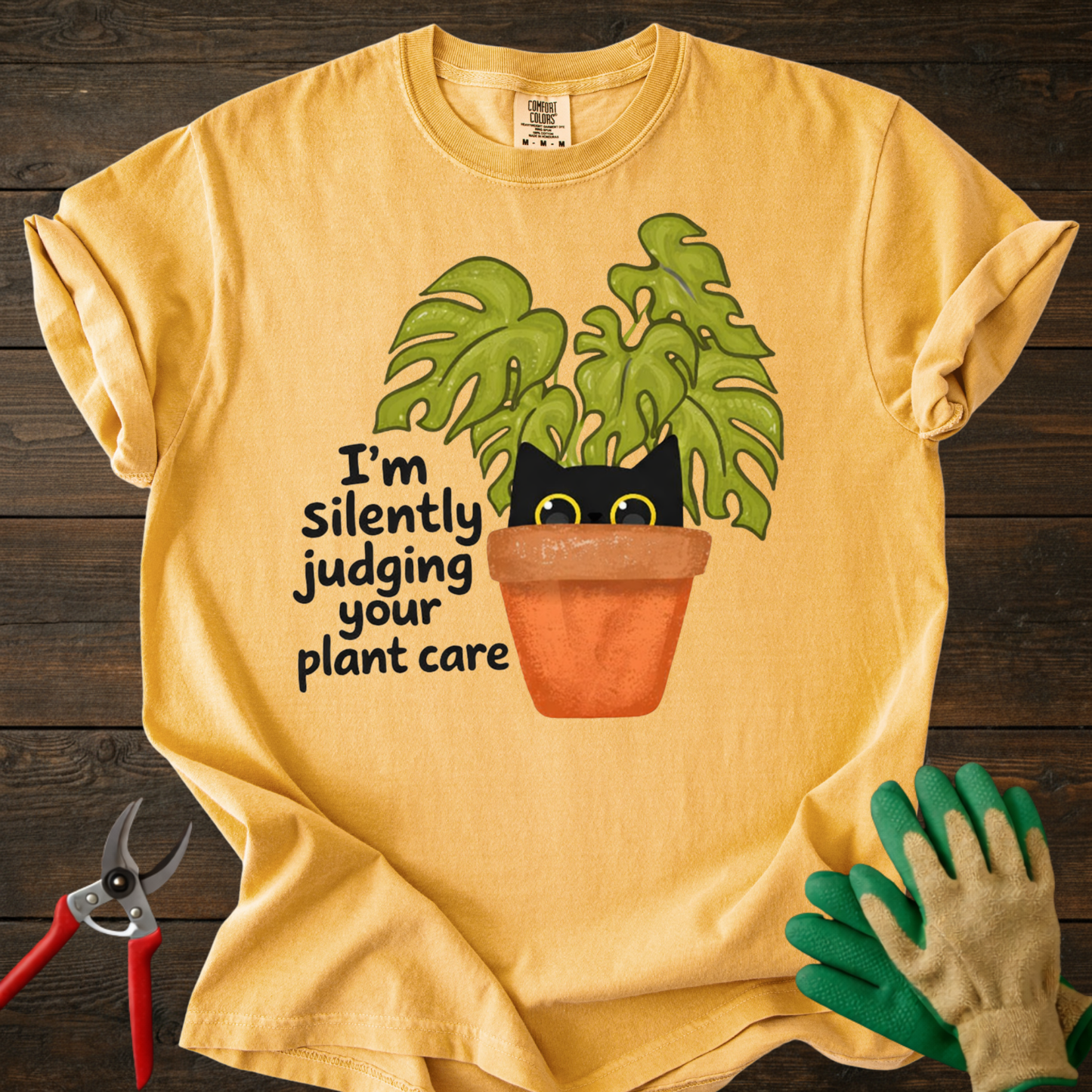 Silently Judging Your Plant Care T-Shirt
