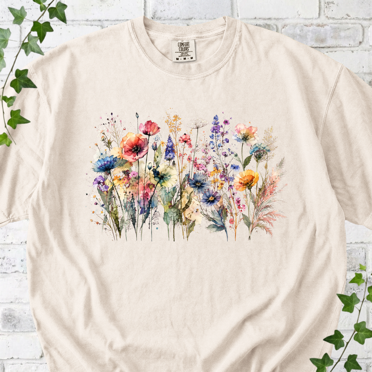 Wildflower Watercolor T-Shirt